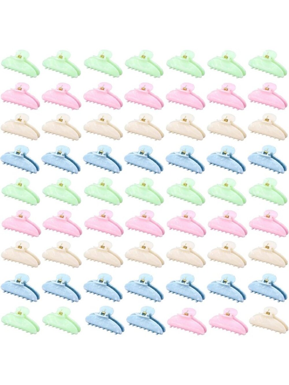32 Pcs Large Marble Acrylic Hair Claw Clips Set for Women - Stylish Hair